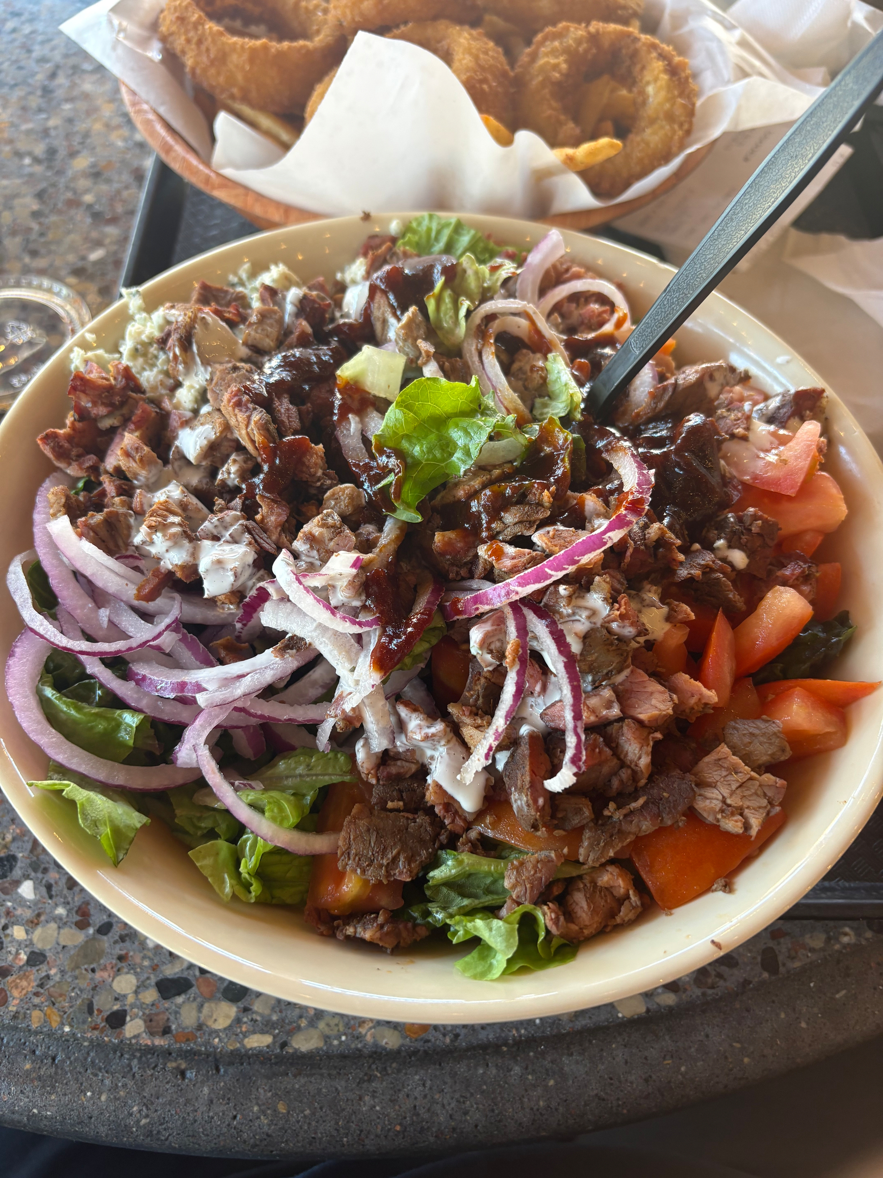Picture of a tri-tip Cobb salad